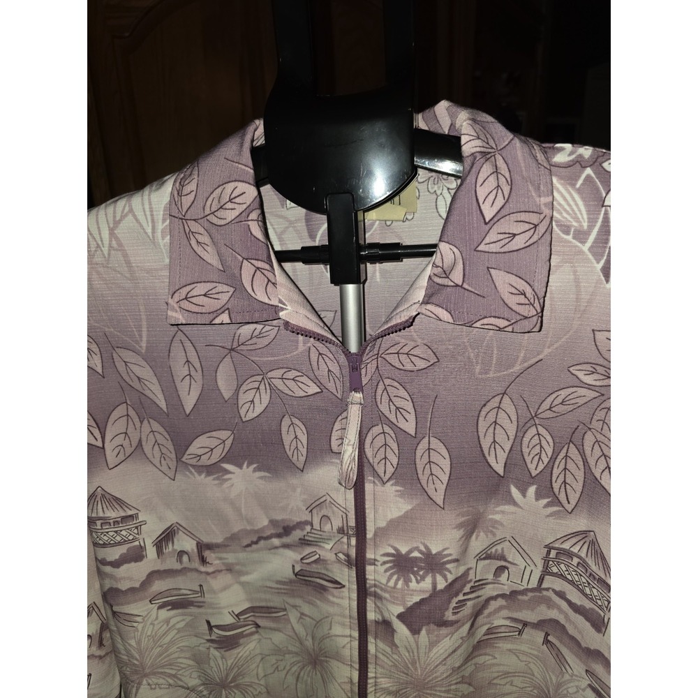 Teddi Zip Up Purple Thin Jacket. Size L. Cottagecore, Lagonlook, Y2K, Outdoorsy.